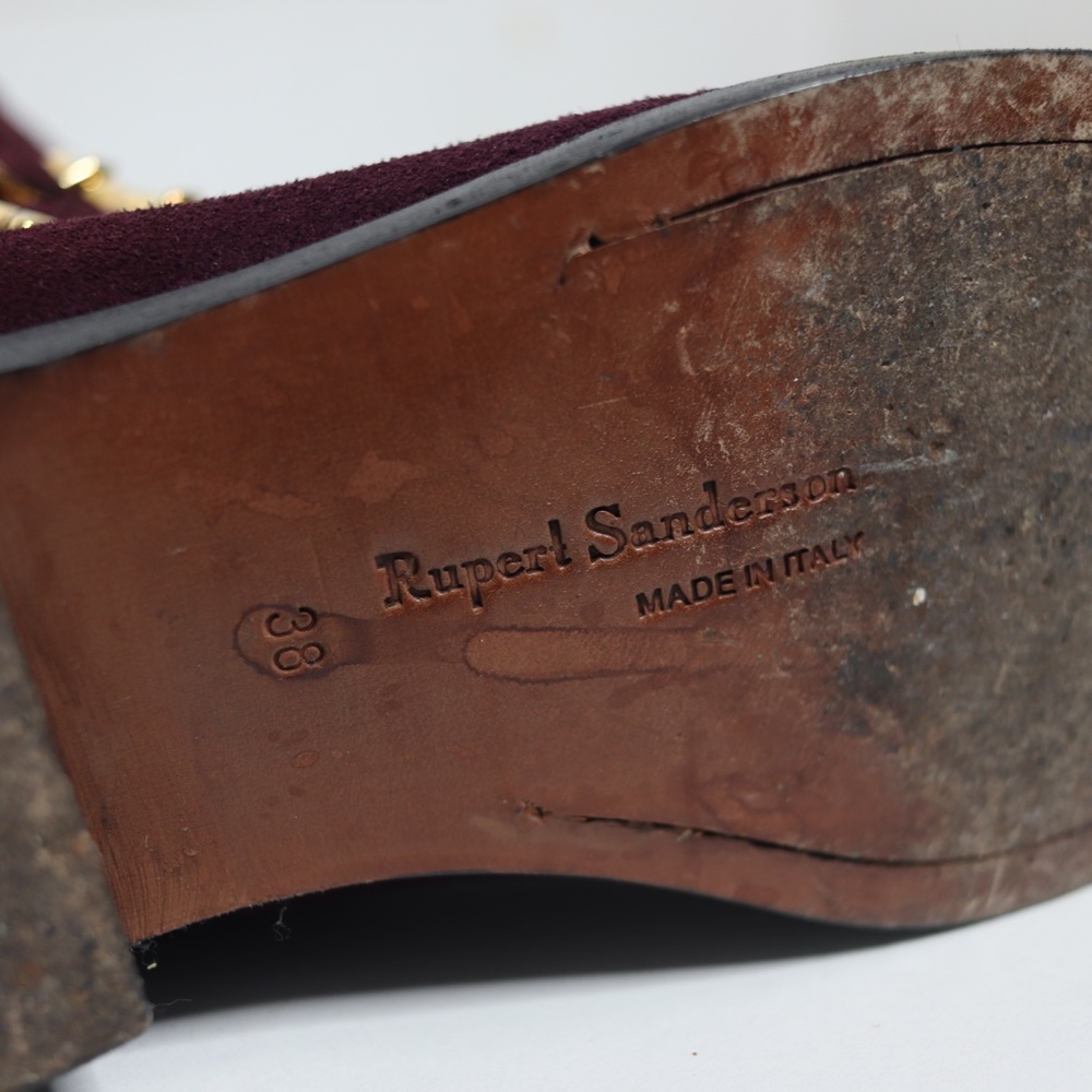 Rupert Sanderson Parnassus Suede Ankle Boots 38 - Picture 13 of 13